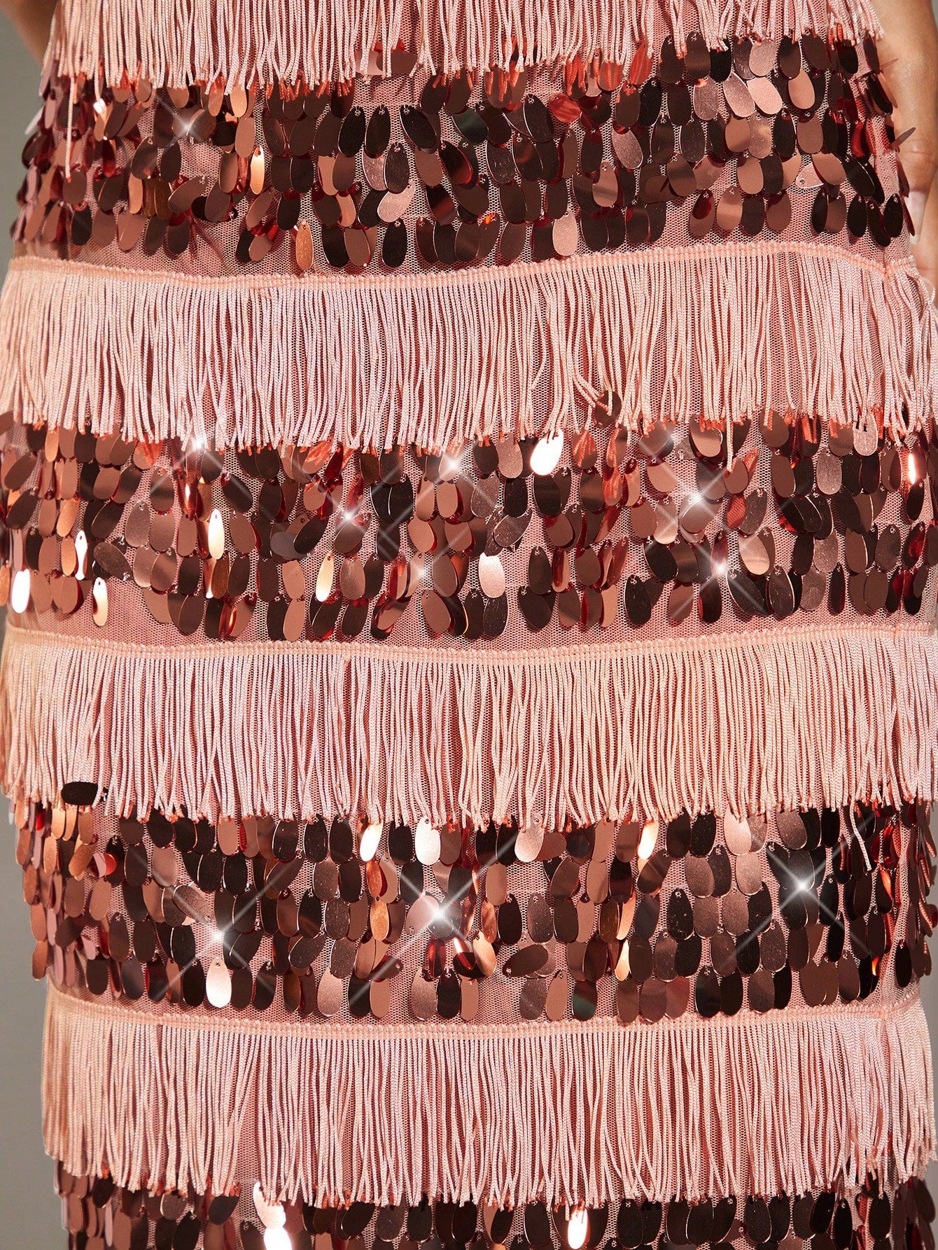 Ensemble jupe et haut à paillettes